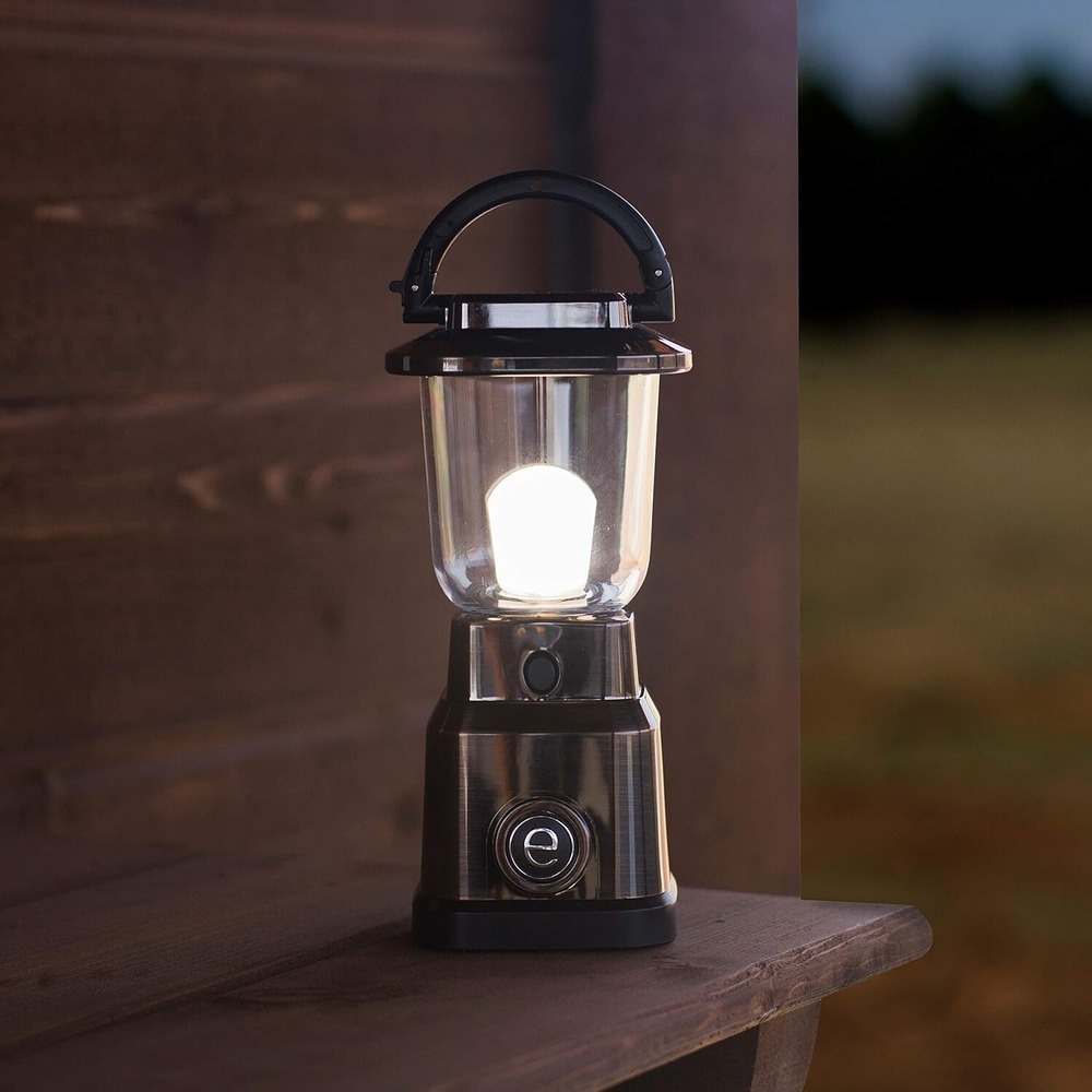 Enbrighten LED Mini Camping Lantern 200 Lumens Battery Powered 40hr Black